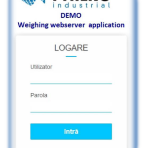 Philro Industrial demo weighing webserver application